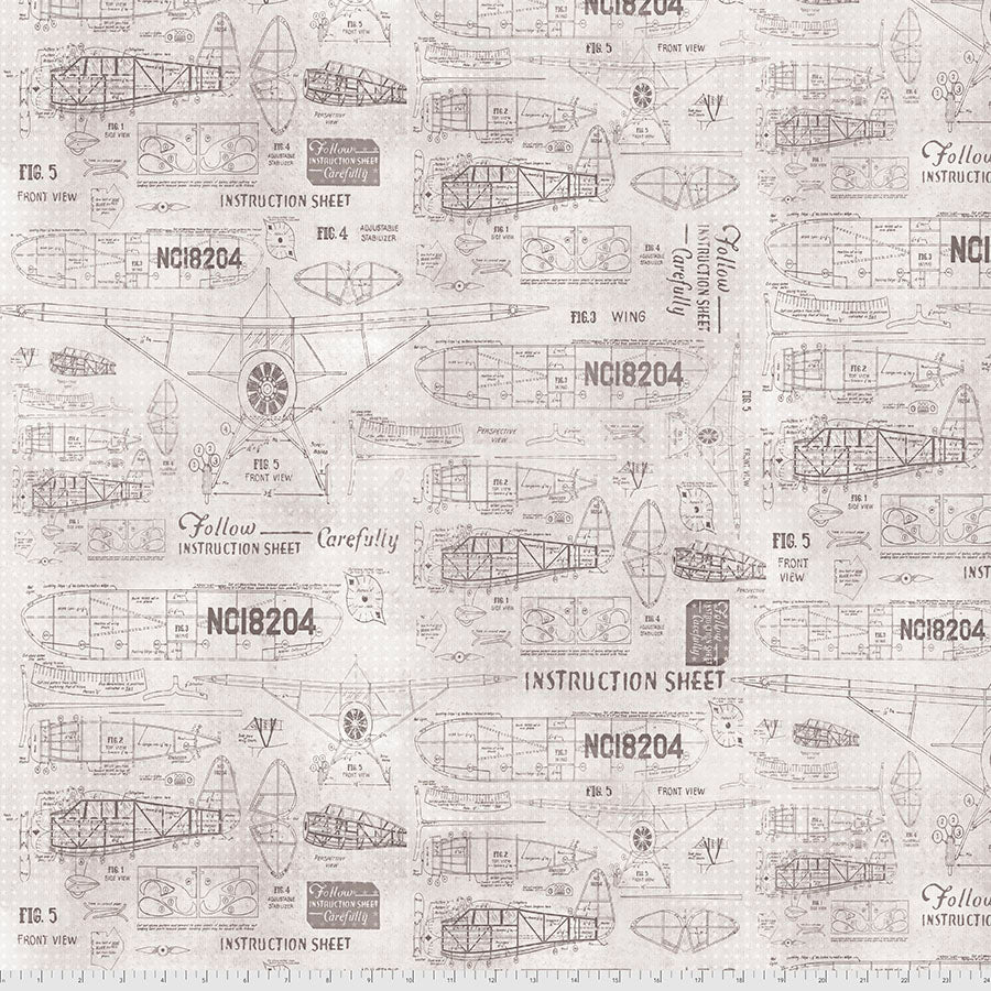 Tim Holtz - Eclectic Elements - Monochrome - Model Airplanes