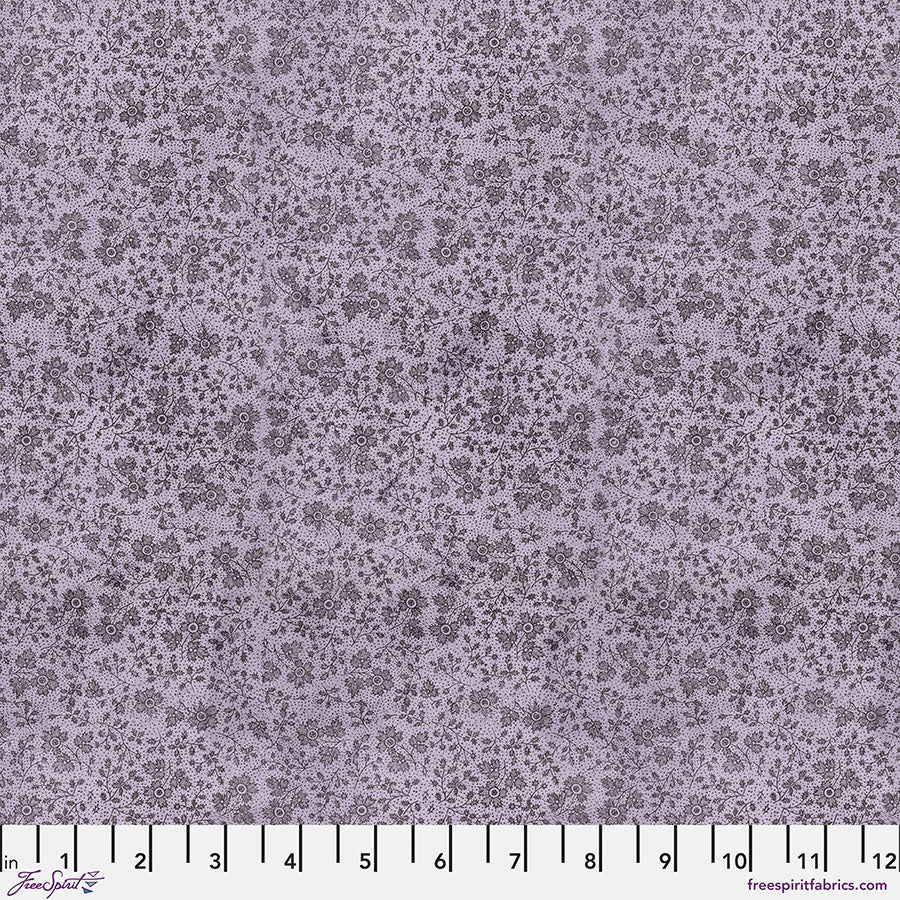 Tim Holtz - Palette Purple - Purple Tiny Print Stoff Free Spirit