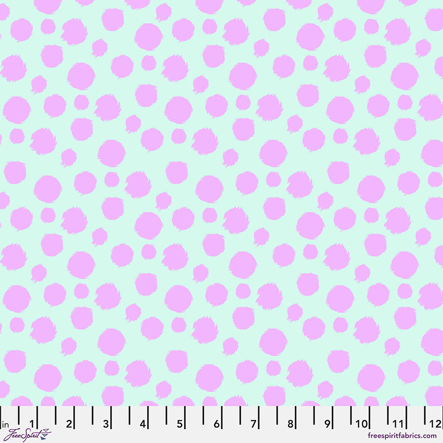 Tula Pink Fur Ball - Technomint Tabby Road Déjà Vu Stoff Free Spirit