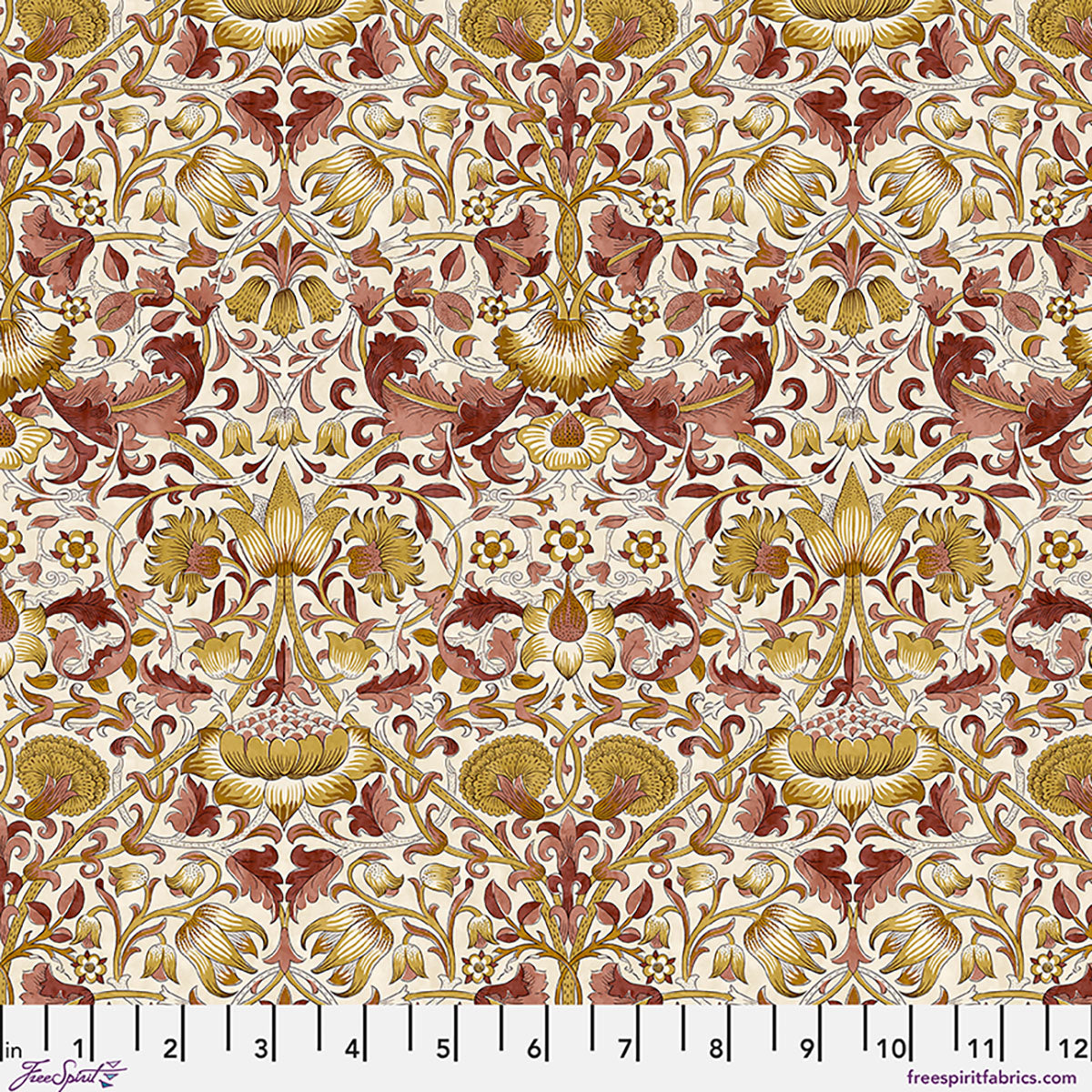 William Morris - Lodden - Mulberry - Lodden Stoff Free Spirit