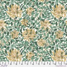 William Morris - Honeysuckle - White Stoff Free Spirit