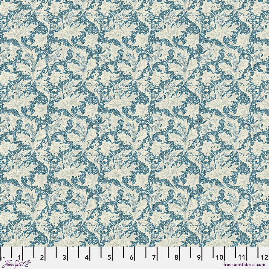 William Morris - Emery Walker - Small Wallflower - Blue