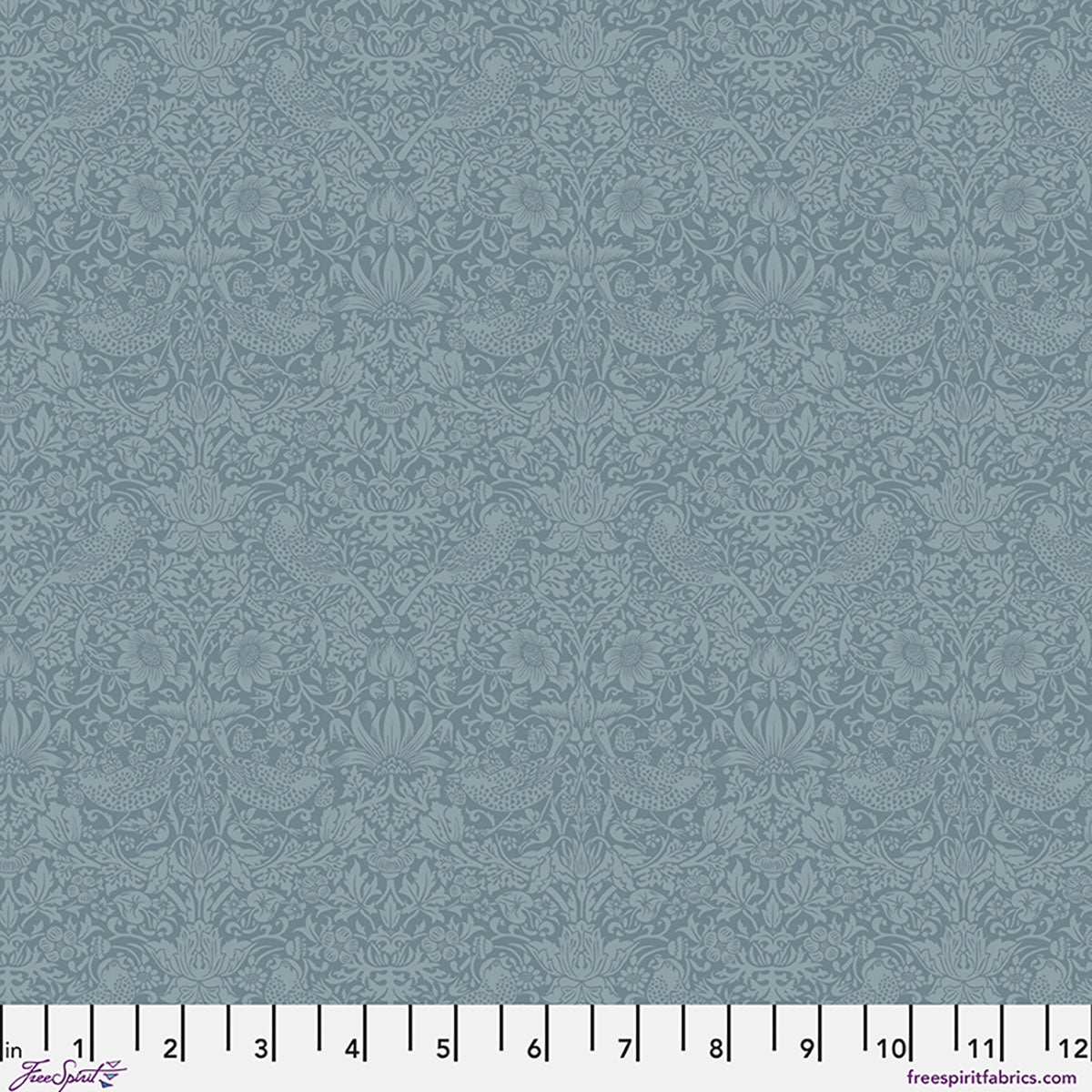 William Morris - Tonal Strawberry Thief - River Wandle - The Trellis Palette Stoff Free Spirit