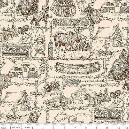 Pine Grove Rückseitenstoff Stoff Riley Blake