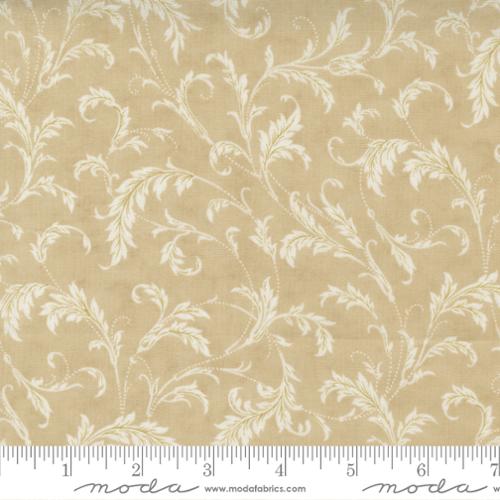Moda 3 Sisters Poinsettia Plaza Parchment Rückseitenstoff