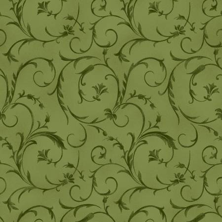 Beautiful Backing Olive Green, Rückseitenstoff