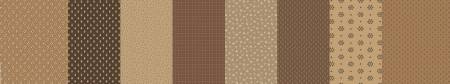 Brown Strip-It - 8 Different Fabric Patterns