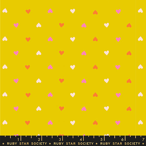 Best Day Ever - Hearts - Golden Hour RS0091 17 Quiltwerkstatt Dresden