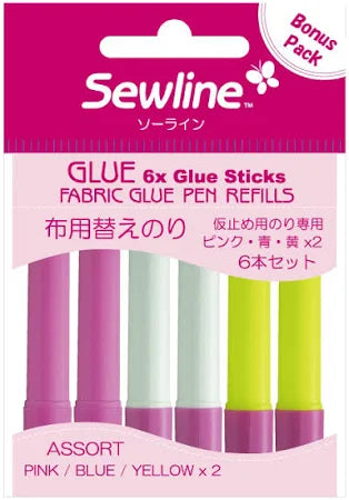 Sewline Stoff-Klebestift Nachfüllpatronen, wasserlöslich Sewline