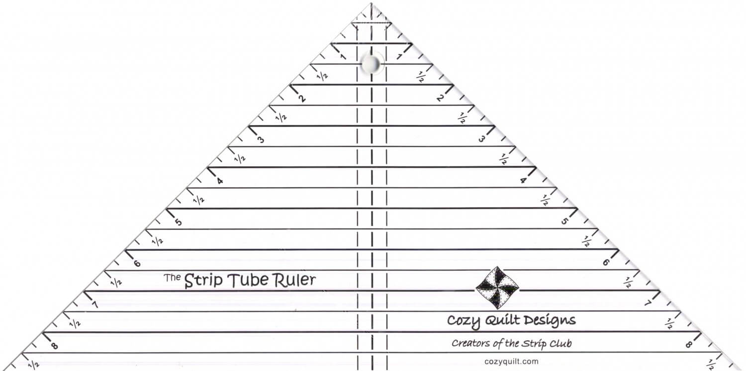 The Strip Tube Ruler - Cozy Quilt Designs Speziallineal / Dreieckslineal Cozy Quilt Design