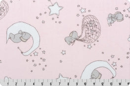 Cuddle-Fleece Dream Big 2 Blush Rückseitenstoff