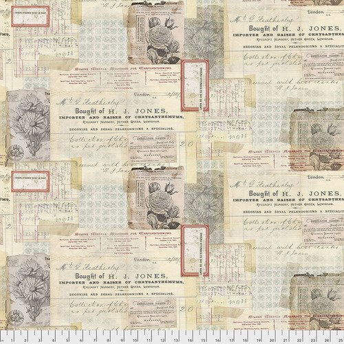 Tim Holtz - Eclectic Elements - Chrysantemum Stoff Free Spirit