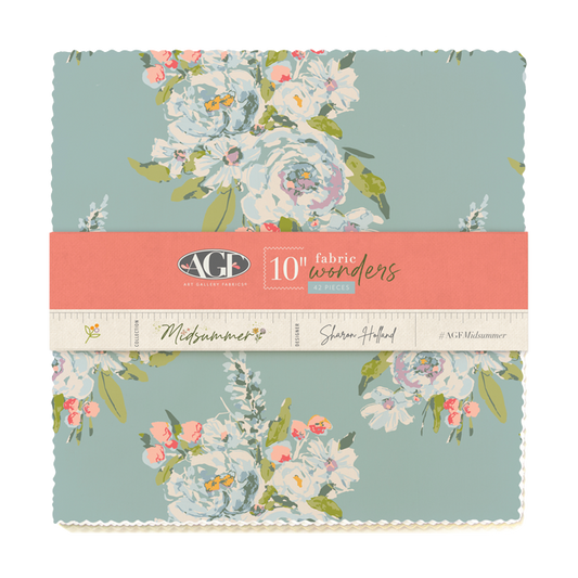 AGF Midsummer - Sharon Holland - Layer Cake - 10" Fabric Wonders Stoff Art Gallery Fabrics