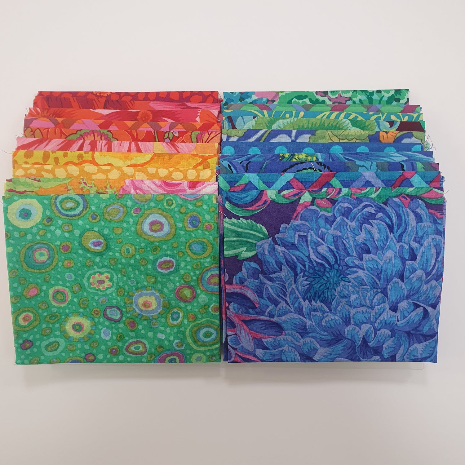 Kaffe Fassett Fat Quarter-Set 20 - Rainbow Stoff Free Spirit