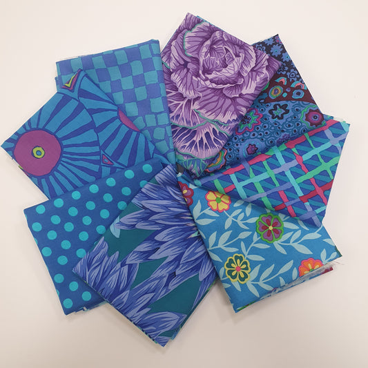 Kaffe Fassett Fat Quarter-Set - Blau