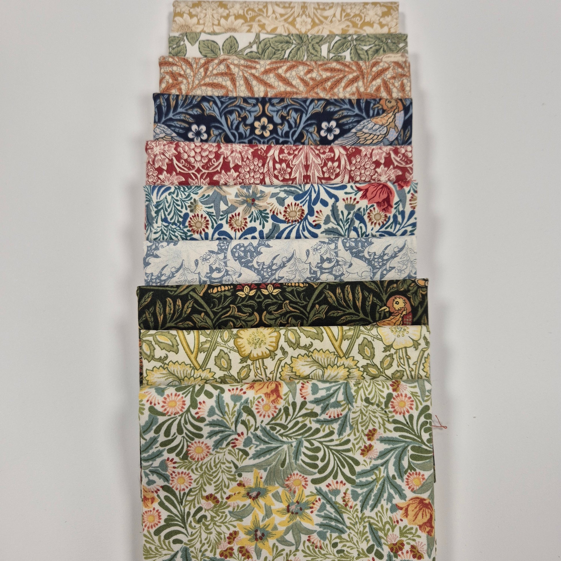 William Morris 20 Fat-Quarter-Bundle - Multi Stoff Quiltwerkstatt Dresden