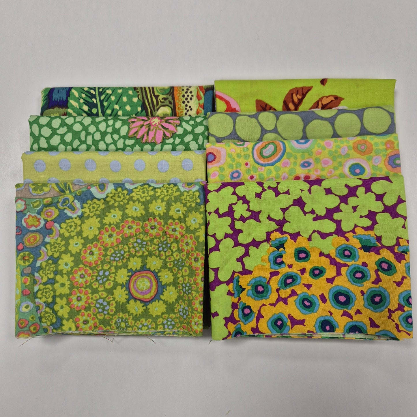 Kaffe Fassett Fat Quarter-Set - Lime Stoff Free Spirit