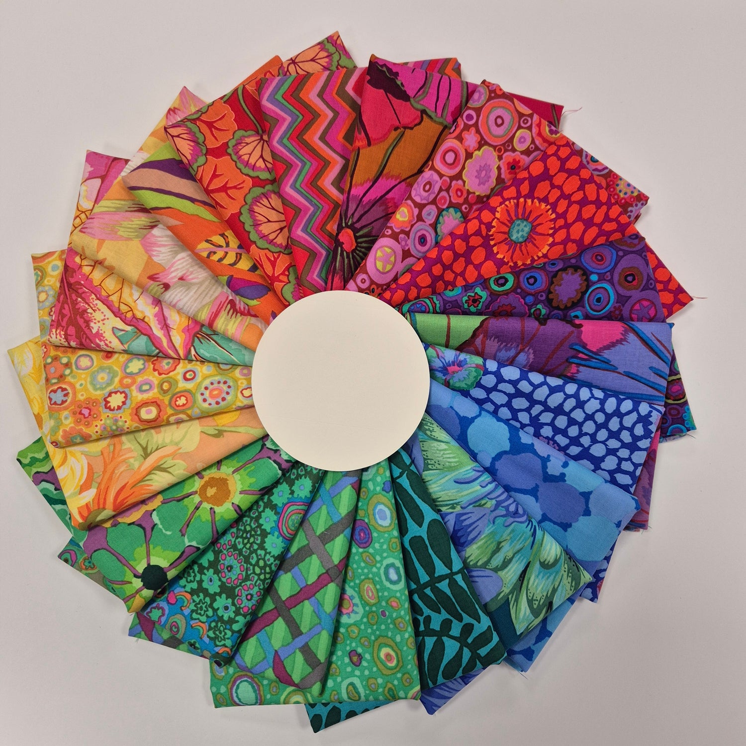 Kaffe Fassett Fat Quarter-Set 20 - Rainbow II Stoff Free Spirit
