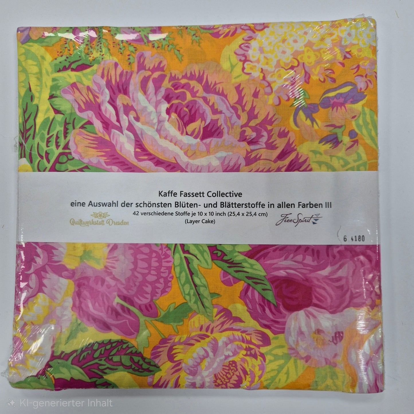 Kaffe Fassett Layer Cake - Blumenstoffe-Auswahl III - Quiltwerkstatt Dresden Stoff Quiltwerkstatt Dresden
