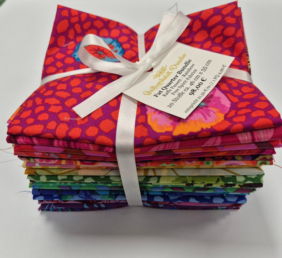 Kaffe Fassett Fat Quarter-Set 20 - Rainbow II Stoff Free Spirit
