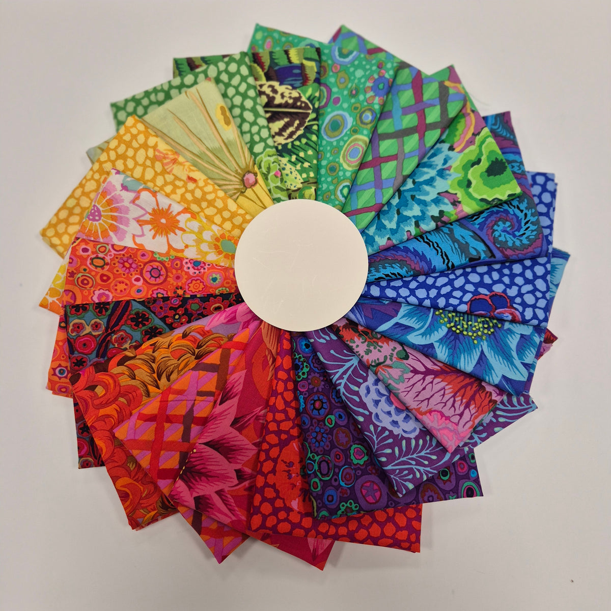 Kaffe Fassett Fat Quarter-Set 20 - Rainbow II Stoff Free Spirit