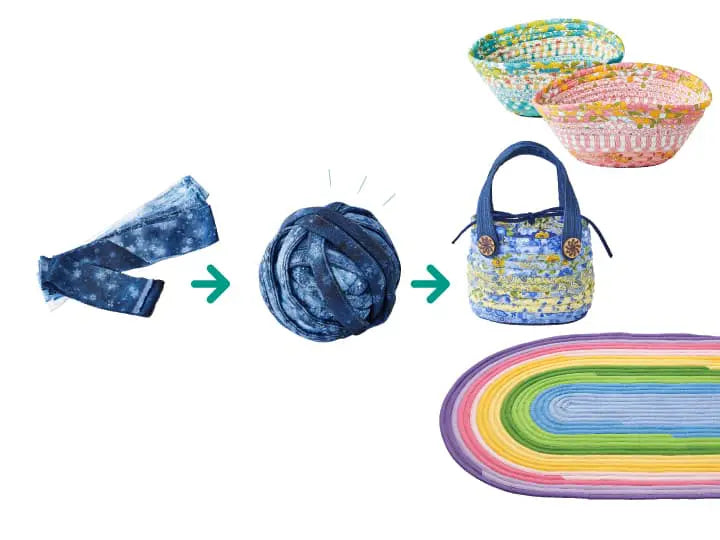 Clover Fabric Tube Maker - Streifenrohrformer Clover