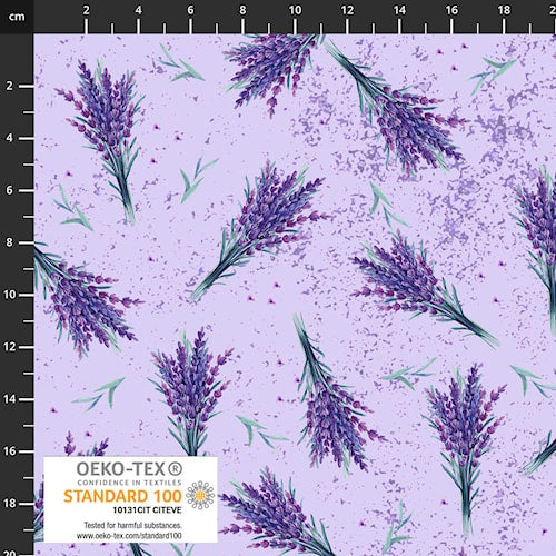 Lilac Lavender Stoff Stof Fabrics