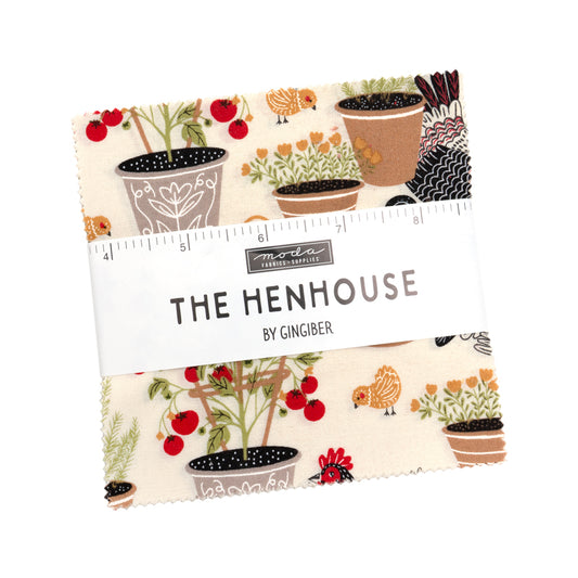 The Henhouse - Moda Gingiber - Charm Pack Stoff Moda Fabrics