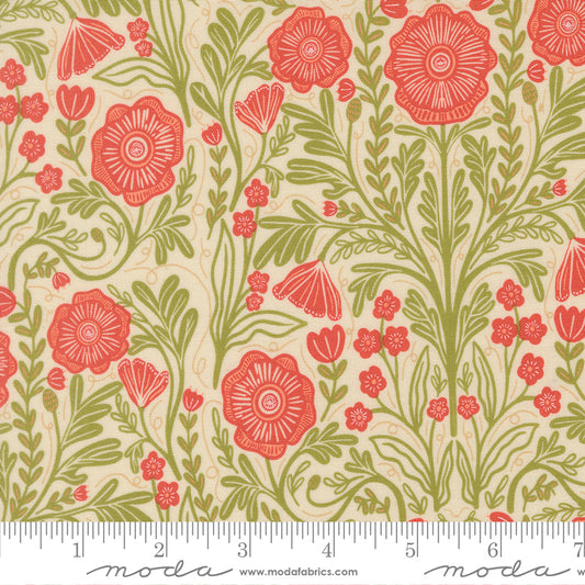 The Henhouse Poppy Florals 48432 11 Moda Gingiber Stoff Moda Fabrics