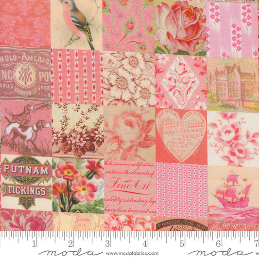 Cathe Holden - Curated in Color - Patchwork Pink Stoff Moda Fabrics