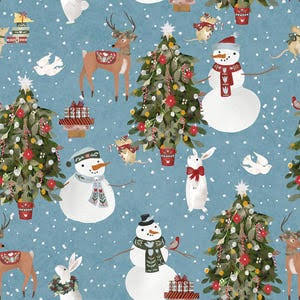 Glad Tidings We Bring - Christmas Icons - Blank Quilting Stoff Blank Quilting