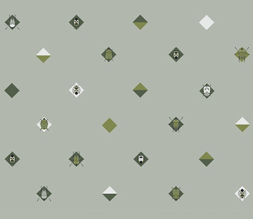 AGF Esoterra - Ambered Bugs - Stone - Verkauf als ganze Meter Stoff Art Gallery Fabrics