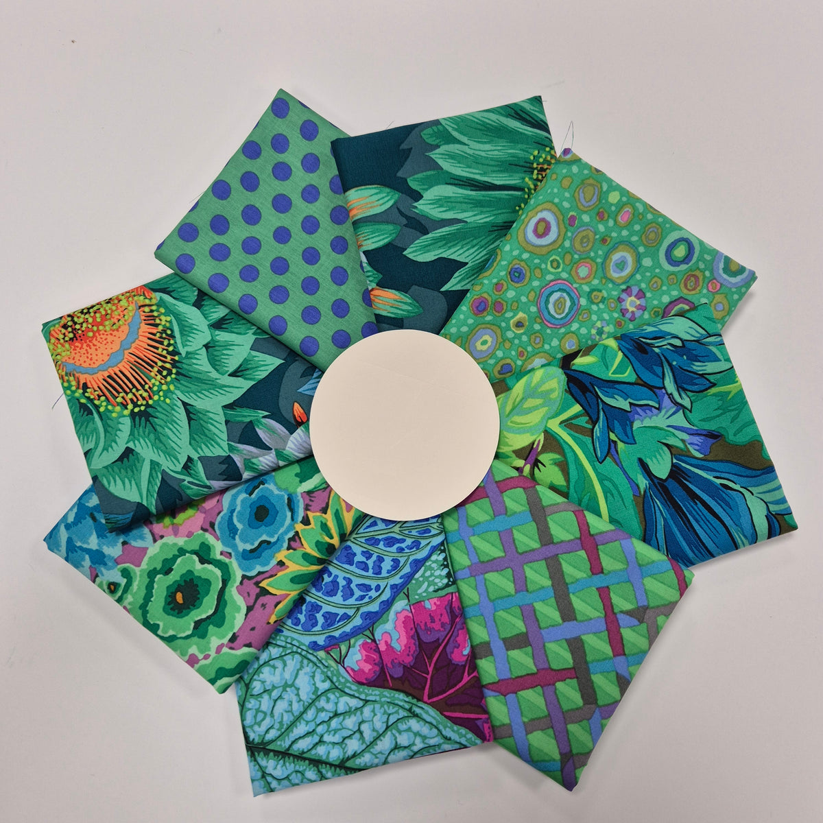 Kaffe Fassett Fat Quarter-Set - Grün