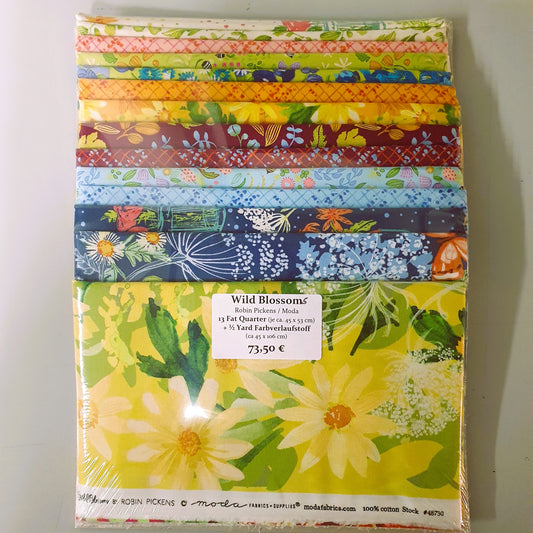 Wild Blossoms Mini Fat-Quarter-Set