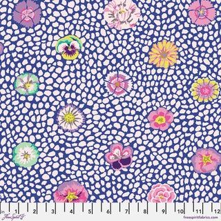 Kaffe Fassett - Guinea Flower - Blue Stoff Free Spirit