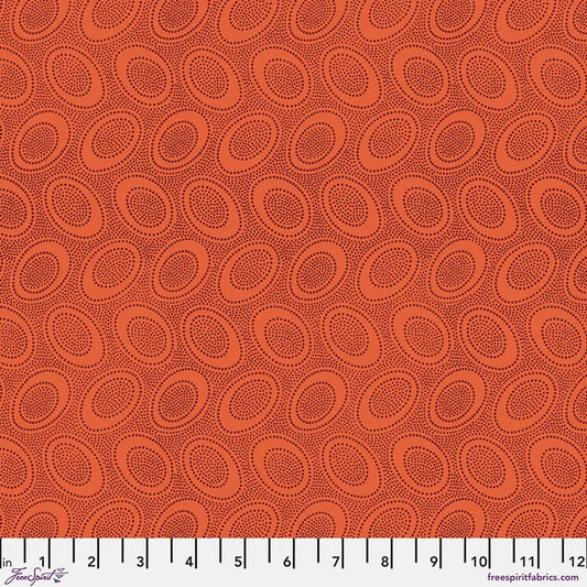 Kaffe Fassett - Aboriginal Dot Orange Stoff Free Spirit