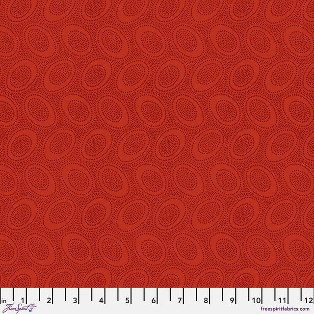 Kaffe Fassett - Aboriginal Dot Red Stoff Free Spirit