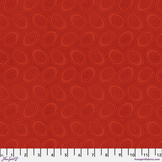 Kaffe Fassett - Aboriginal Dot Red Stoff Free Spirit
