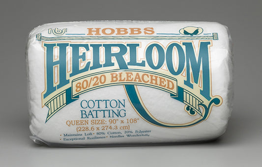 Meterware: Hobbs Heirloom Premium Vlies gebleicht, 274 cm breit Hobbs