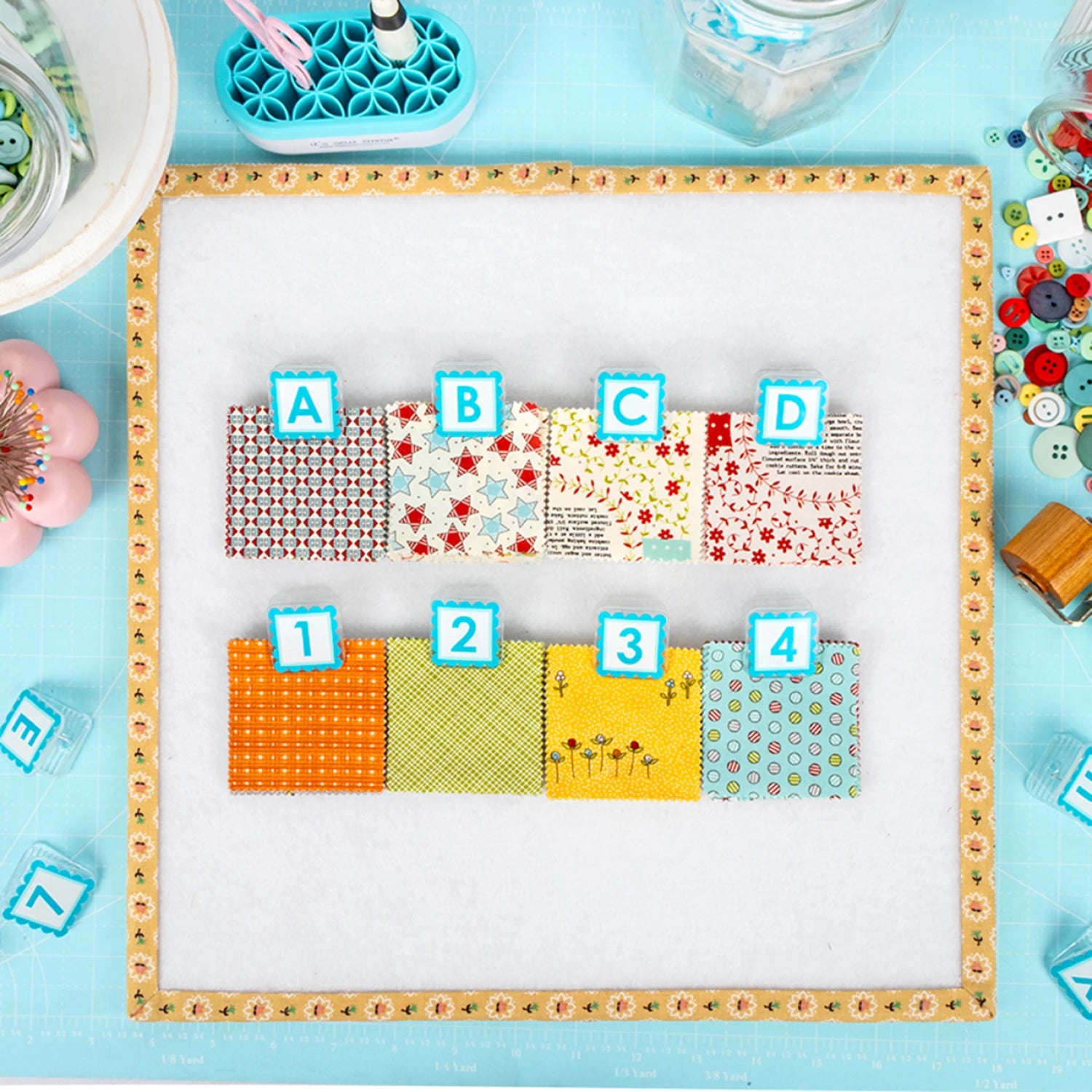 AlphaClippies – Stoff-Organisations-Clips It's Sew Emma