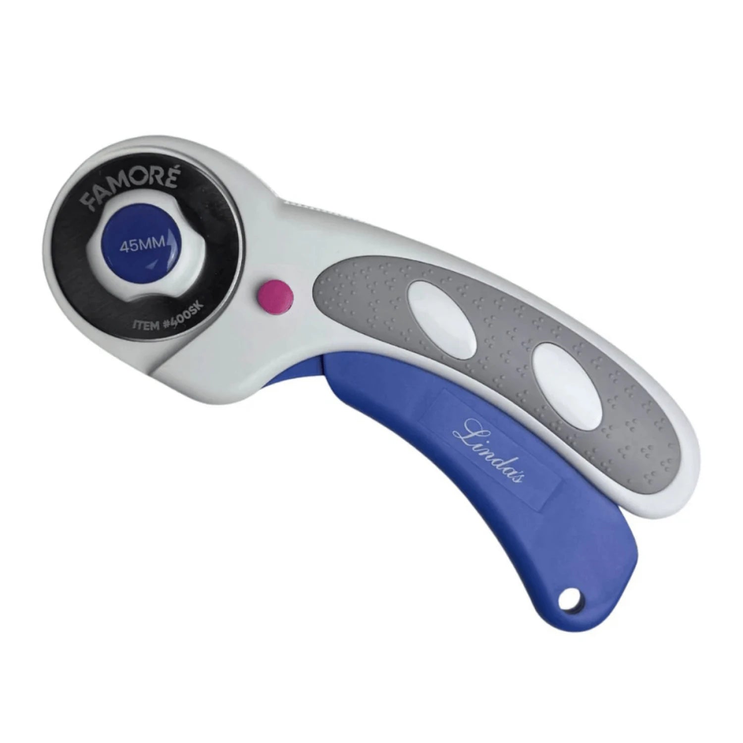 Famore Linda's 45mm Ergonomic Rotary Cutter mit Präzisionskugellager Famore