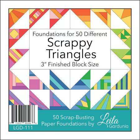 Foundation Papers 3" Scrappy Triangles - Leila Gardunia Anleitung Leila Gardunia