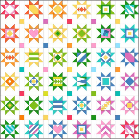 Foundation Papers 3" Scrappy Stars - Leila Gardunia