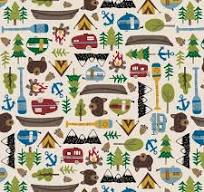 Loving Camp Life - Emily Dumas Stoff Henry Glass Fabrics