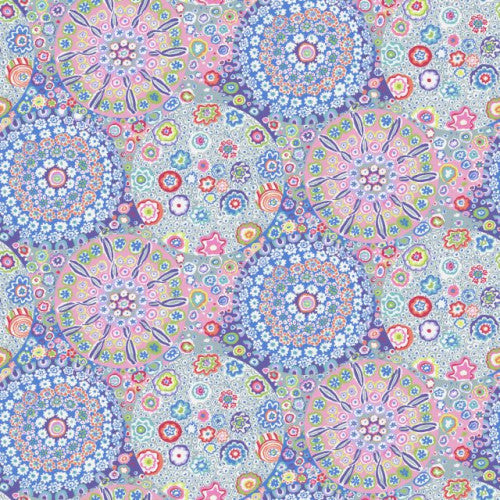 Reststück 140 cm - Fassett Millefiore Pastel Rückseitenstoff Stoff FreeSpirit