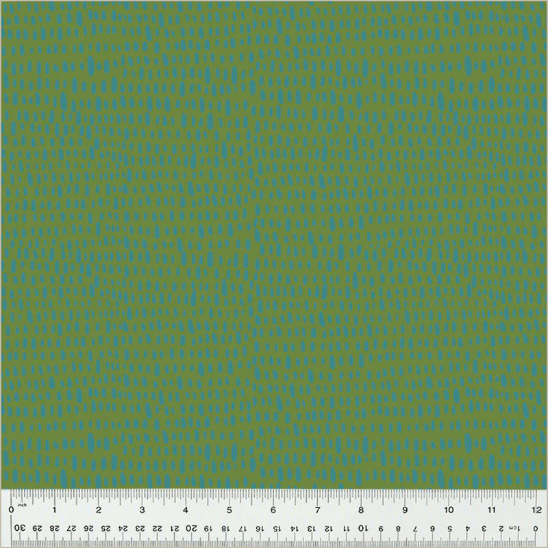 Moonlit - Rainfall - Pond - Monaluna Jennifer Moore Stoff Windham Fabrics