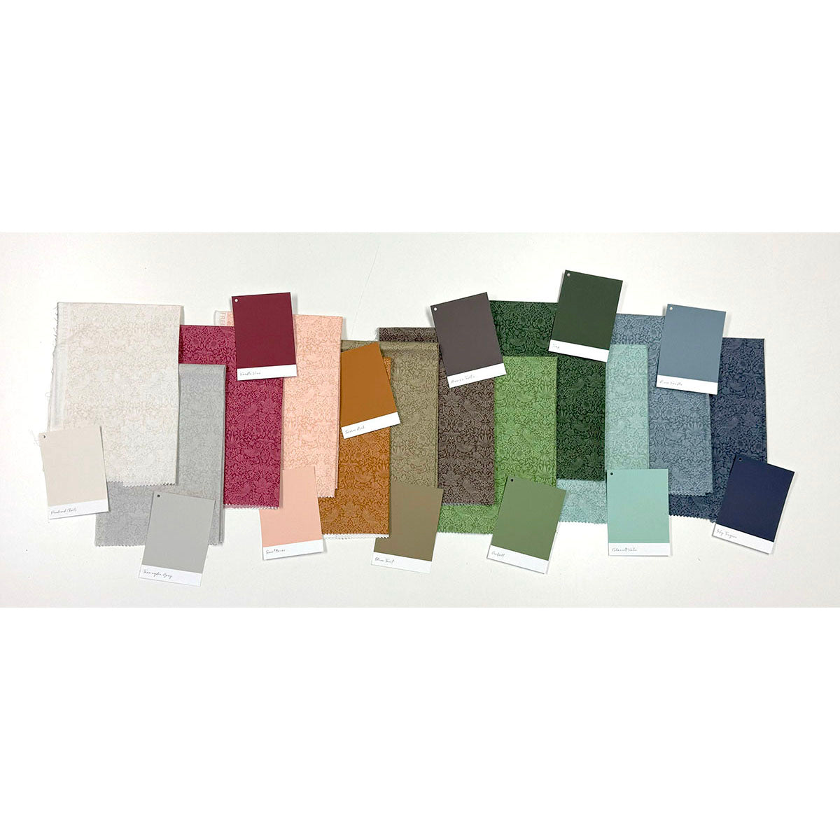 William Morris 12 Fat-Eight-Bundle - Trellis Palette Kollektion Stoff Quiltwerkstatt Dresden