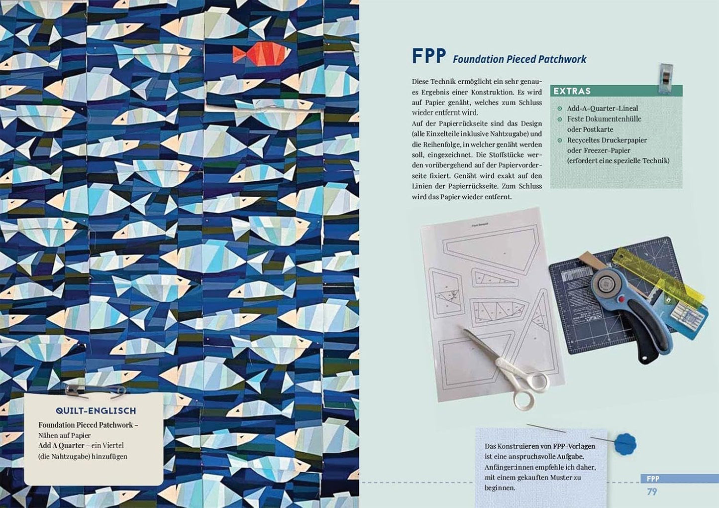 Patchworken und Quilten: Das Grundlagenbuch von Uta Hanson