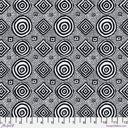Kaffe Fassett - Good Vibrations - White Stoff Free Spirit