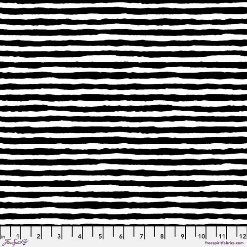 Kaffe Fassett Comb Stripe - White - Stash